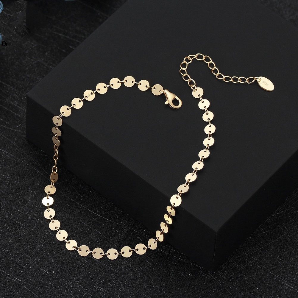 S925 Sterling Silver Feet Chain