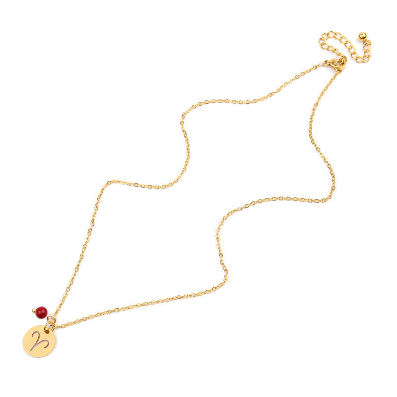Stainless steel Zodiac Necklace