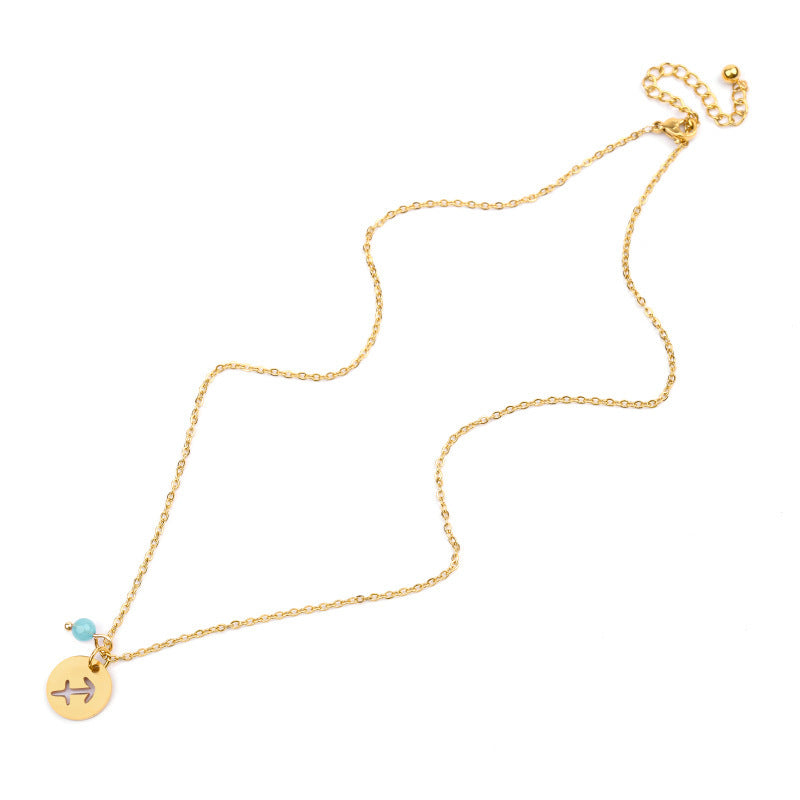 Stainless steel Zodiac Necklace
