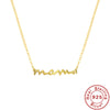 S925 Sterling Silver Letter Necklace