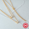 Sterling Silver Double-layer Necklace