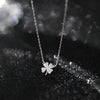 Women's Fashion Sterling Silver Clover Necklace