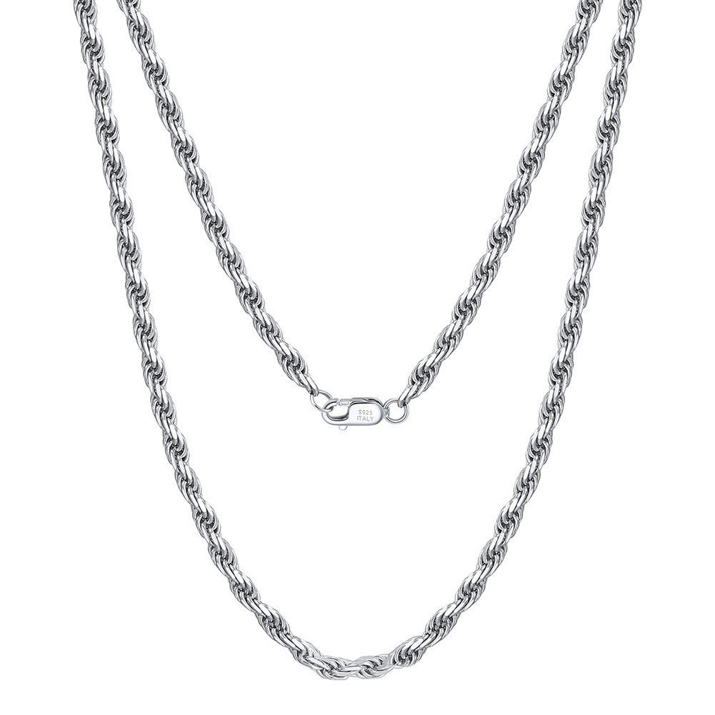 Sterling Silver Twisted necklace
