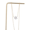 Fantasy Snowflake Sterling Silver Necklace