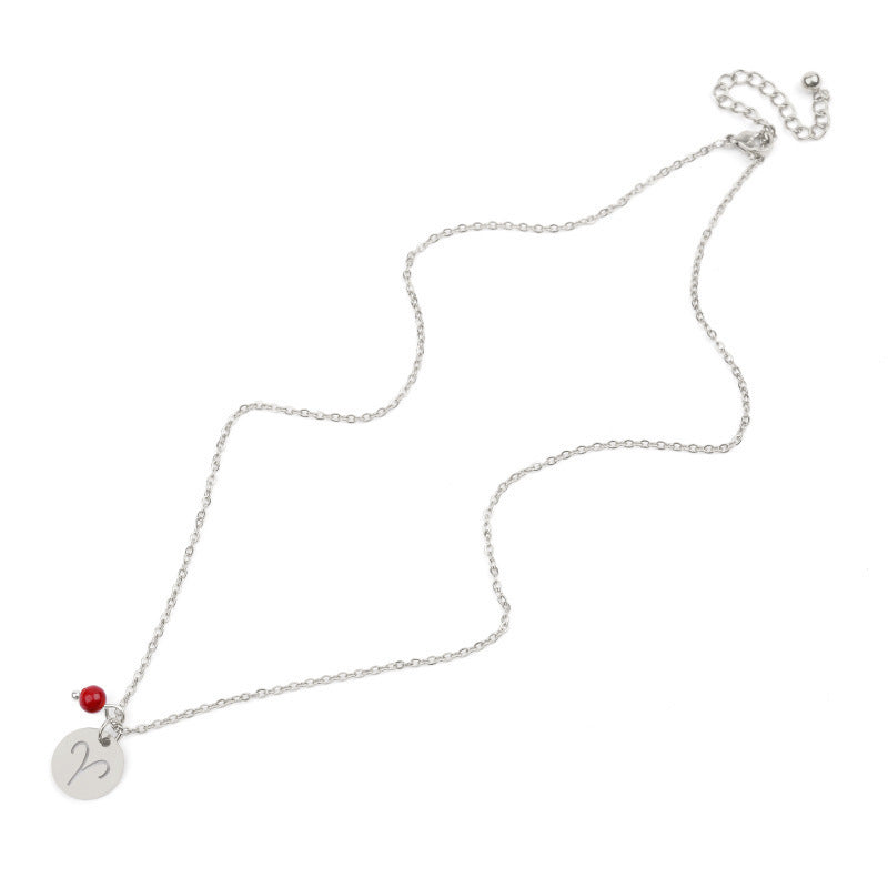 Stainless steel Zodiac Necklace