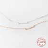 S925 Sterling Silver Letter Necklace