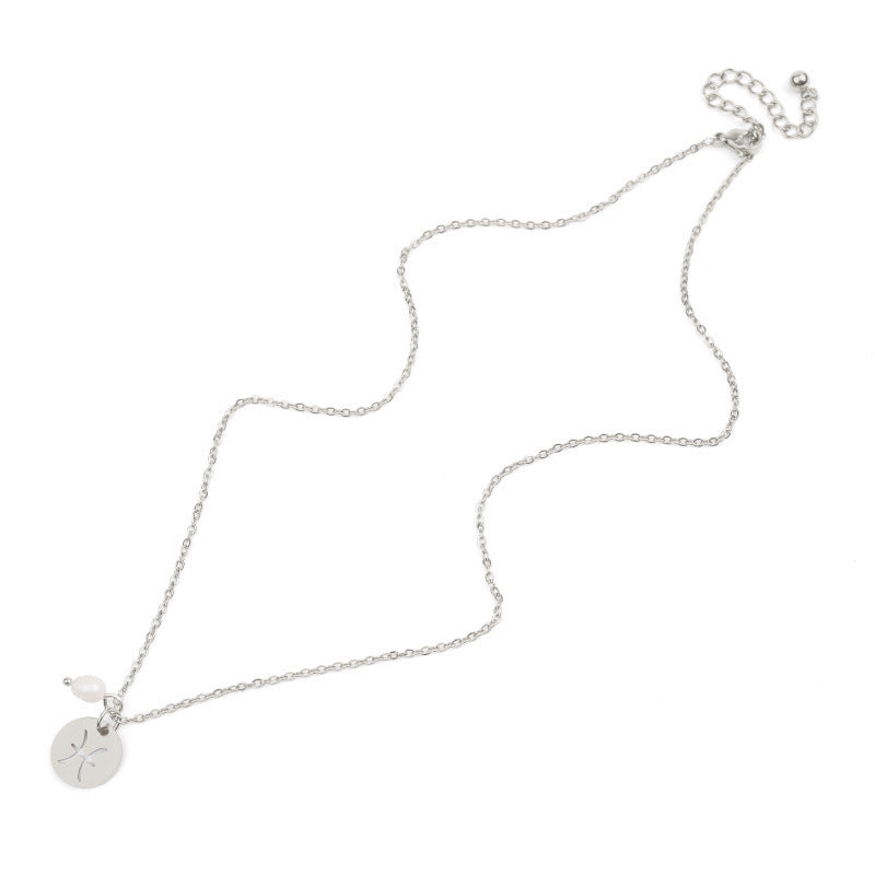 Stainless steel Zodiac Necklace