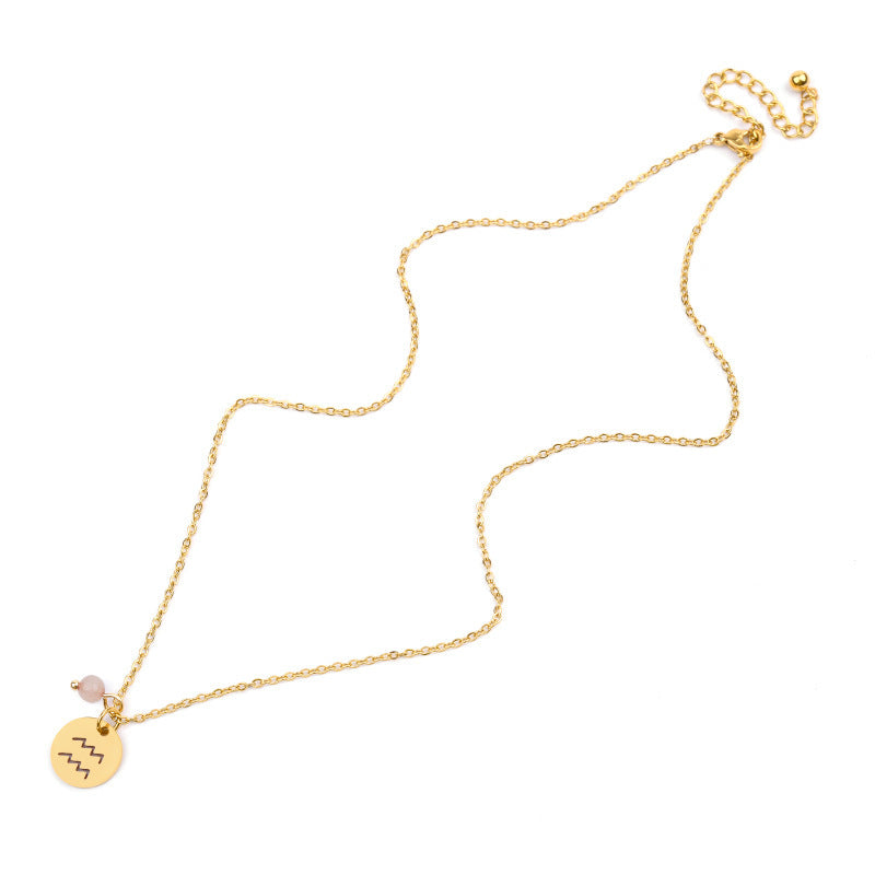 Stainless steel Zodiac Necklace