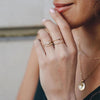 Women's Fashion Sterling Silver Geometric Ring