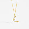 S925 Sterling Silver Moon Necklace