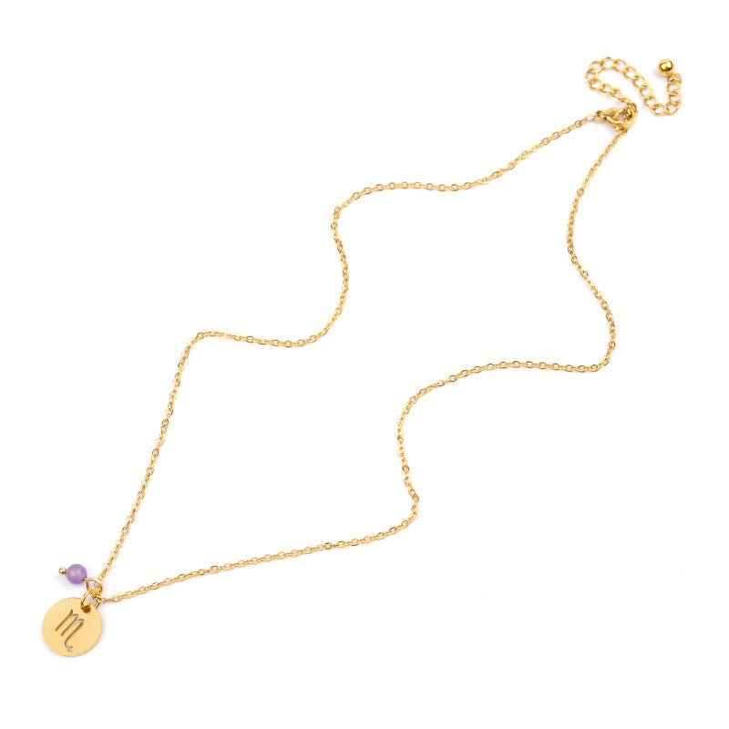Stainless steel Zodiac Necklace