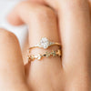 Women's Fashion Sterling Silver Geometric Ring