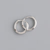 Sterling Silver Ear Buckle Earrings