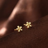 Sterling Silver Small Flower Earrings