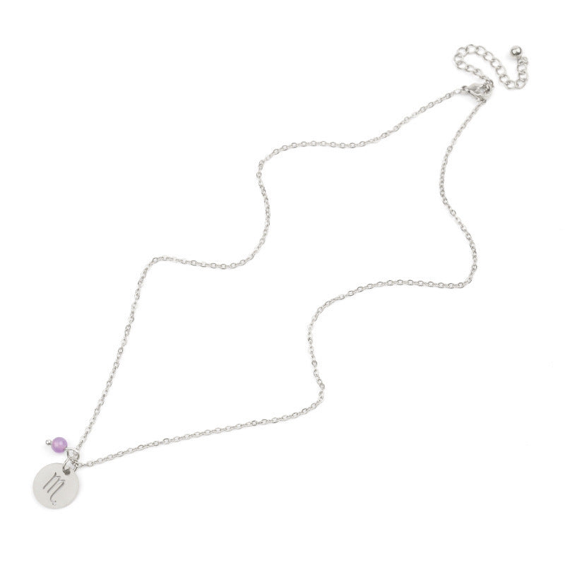 Stainless steel Zodiac Necklace