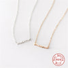 S925 Sterling Silver Letter Necklace