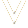 Sterling Silver Double-layer Necklace