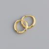 Sterling Silver Ear Buckle Earrings