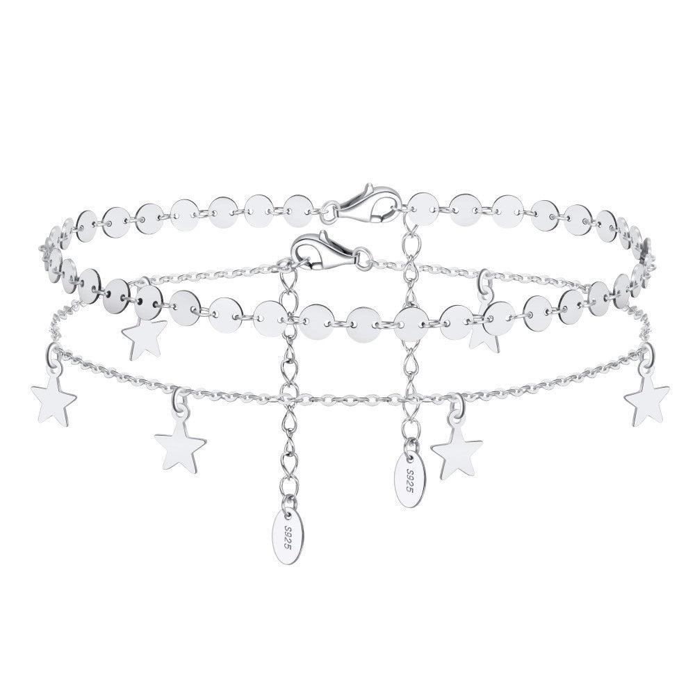 S925 Sterling Silver Feet Chain