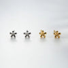 Sterling Silver Small Flower Earrings