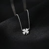 Women's Fashion Sterling Silver Clover Necklace