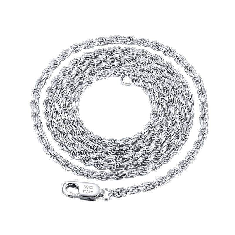 Sterling Silver Twisted necklace