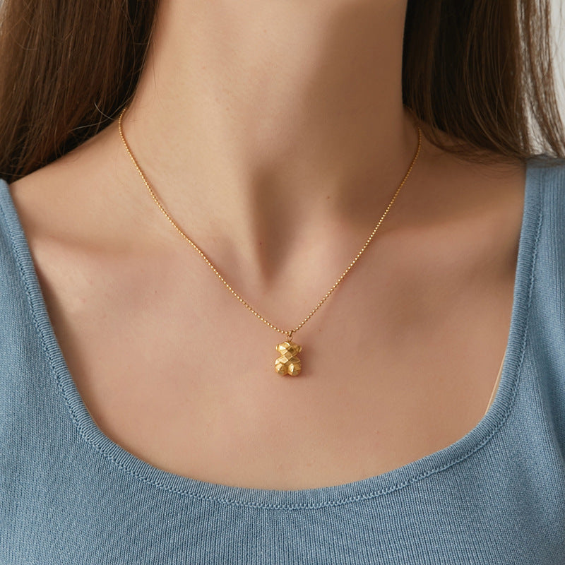 Lovely Magic Bear Pendant Necklace