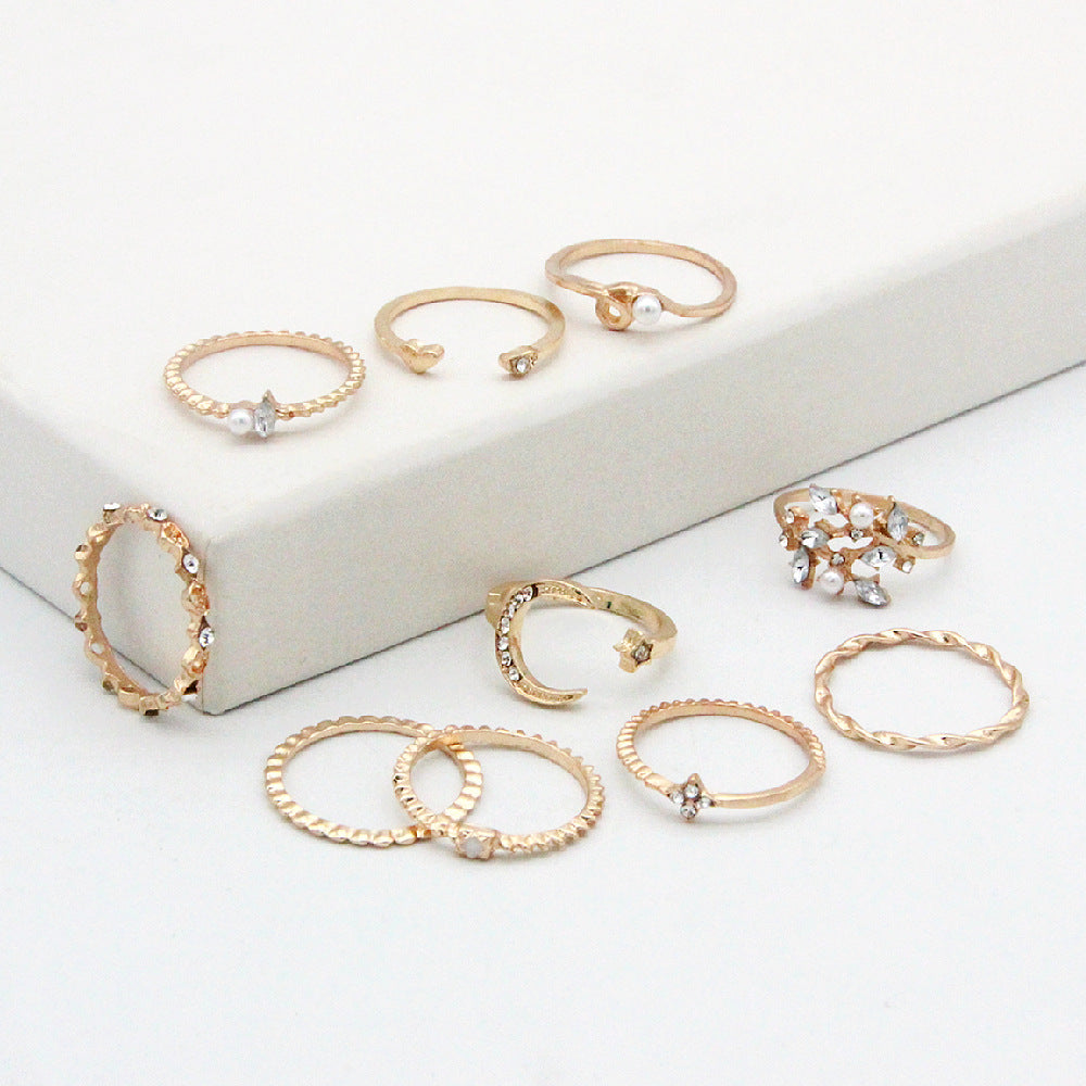 Fashion 10 Pieces Ring