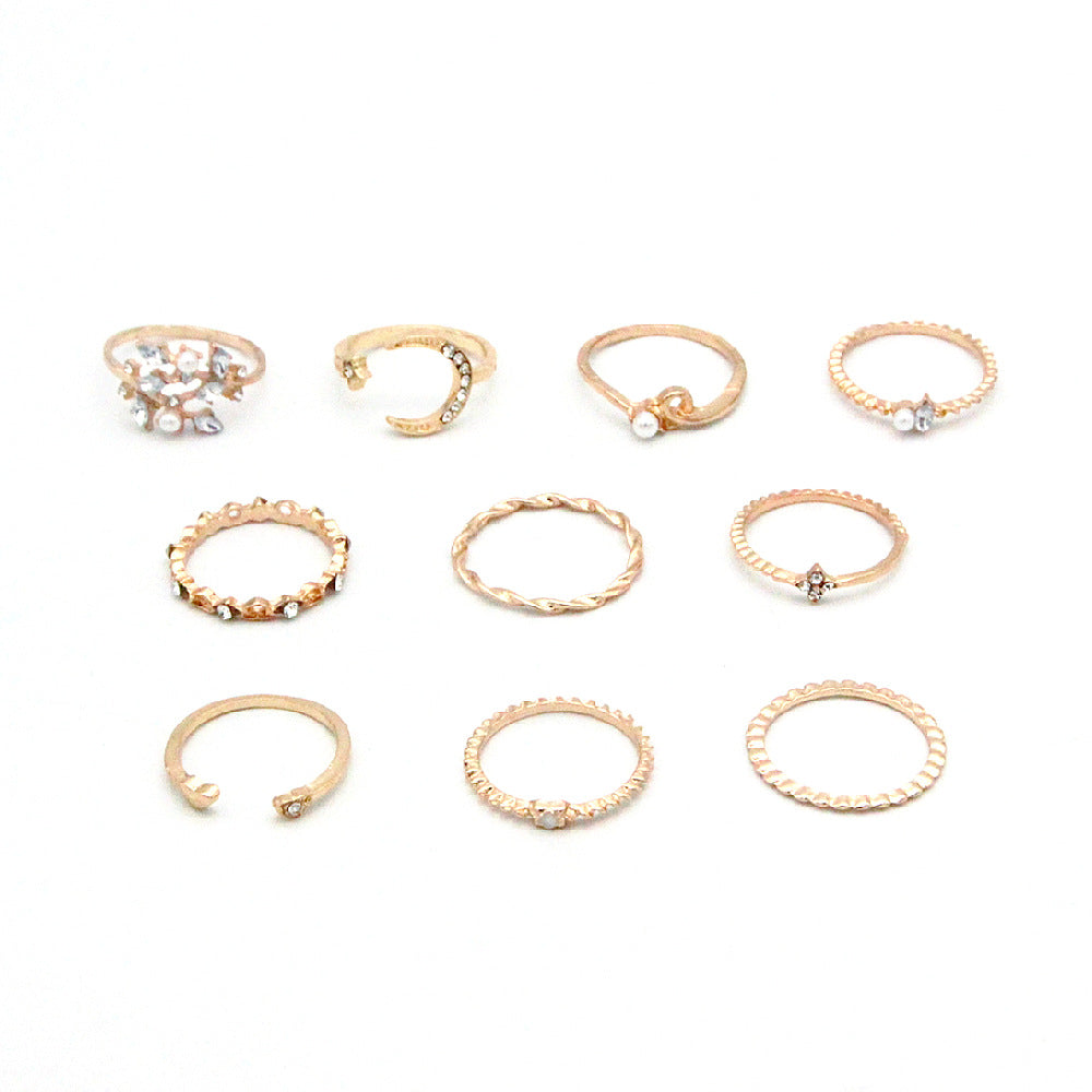 Fashion 10 Pieces Ring